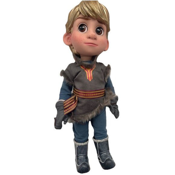 Disney Store Animator’s Collection FROZEN Kristoff Toddler Doll 16” Tall - Picture 2 of 3